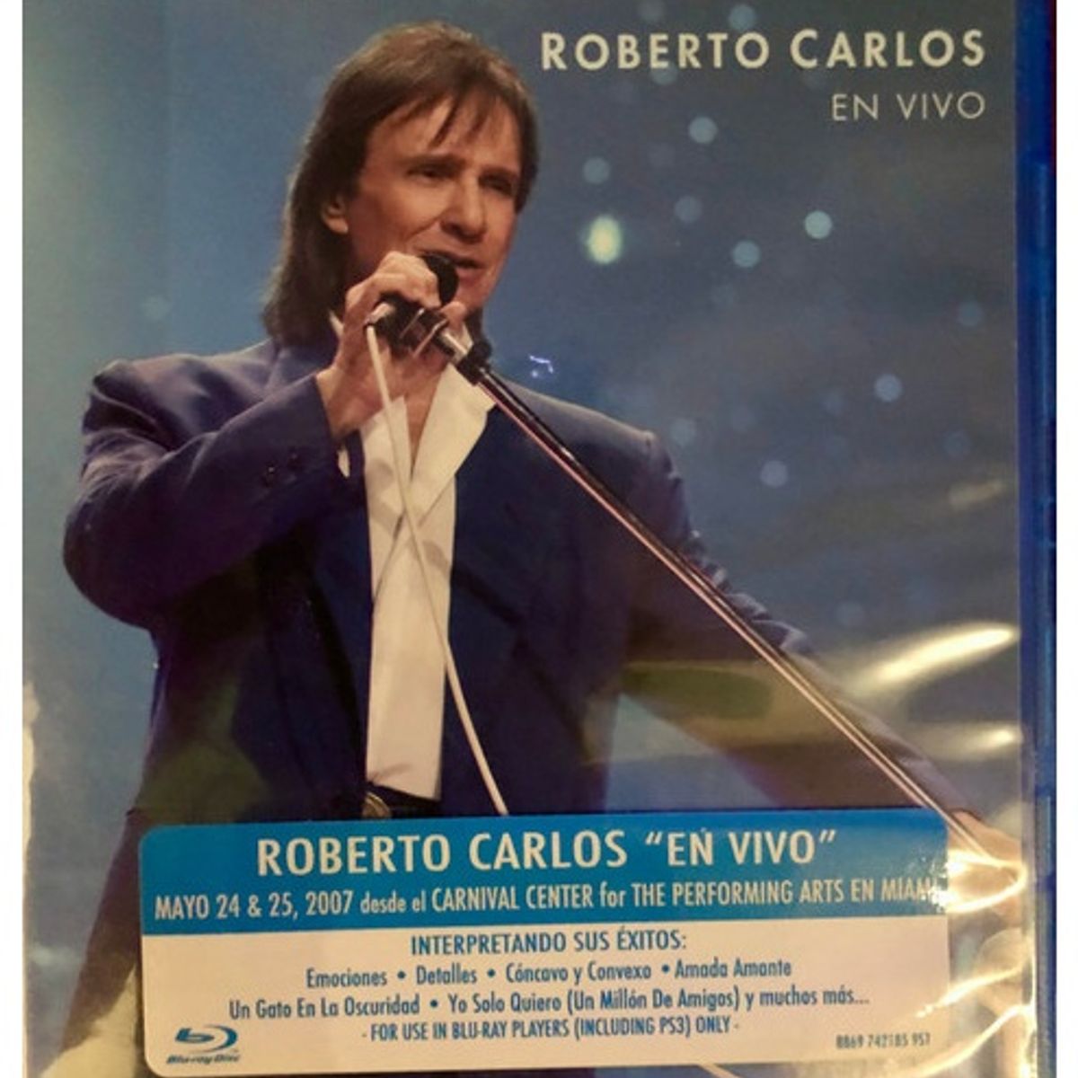 GENERICO - ROBERTO CARLOS - EN VIVO / BLU-RAY