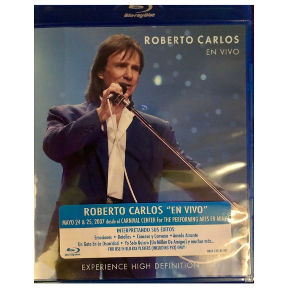 GENERICO - ROBERTO CARLOS - EN VIVO / BLU-RAY