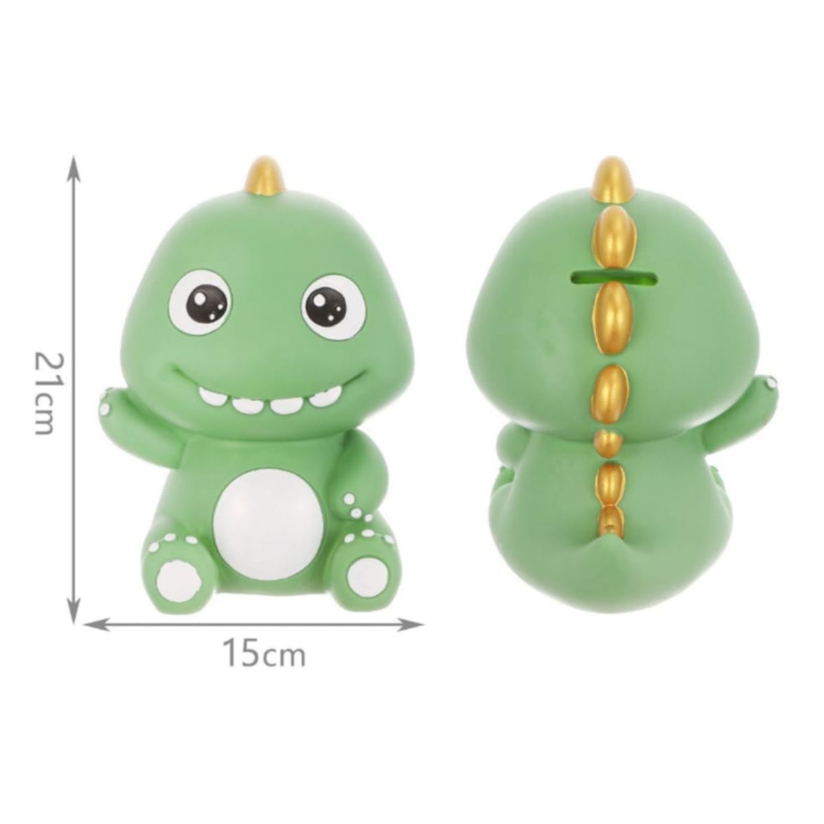 HOMEY - Alcancia infantil de plastico resistente Dinosaurio