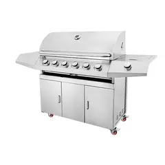 BBQ HOUSE - Parrilla a gas tradicional 6 quemadores