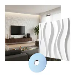 MERCAR RAY - Wall Panel Decorativo 3D Wind 4m² 16 paneles 50 x 50 cm