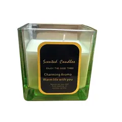 WAKESHOME - Velas Románticas De Aromaterapia En Forma De Copa De Vidrio