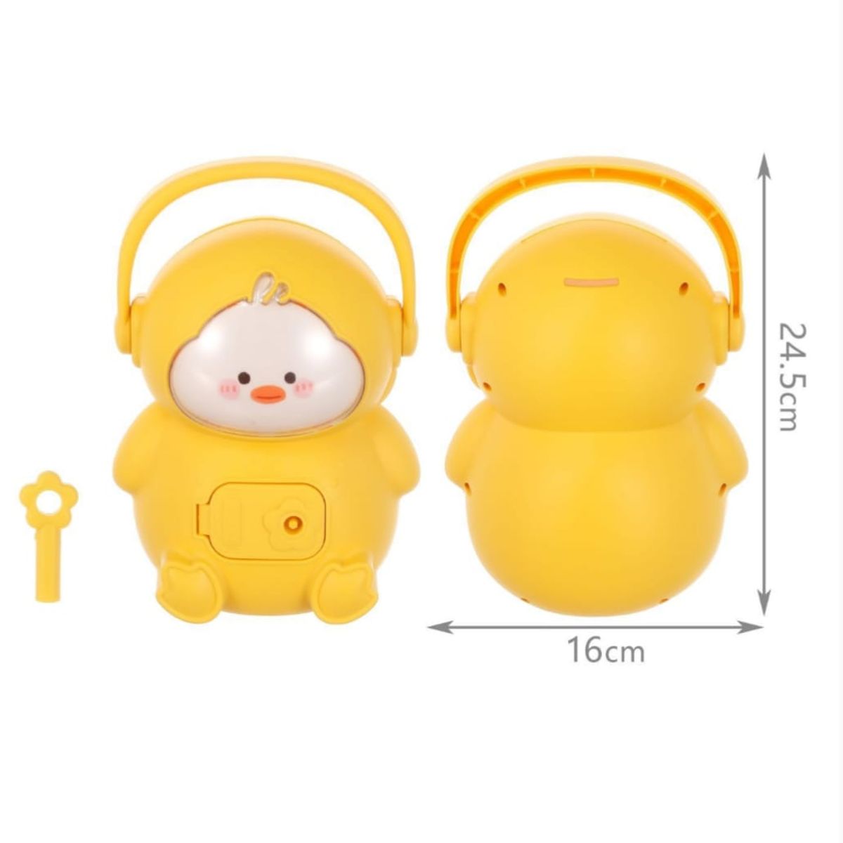 HOMEY - Alcancia de Pollito Astronauta Decorativa infanfil