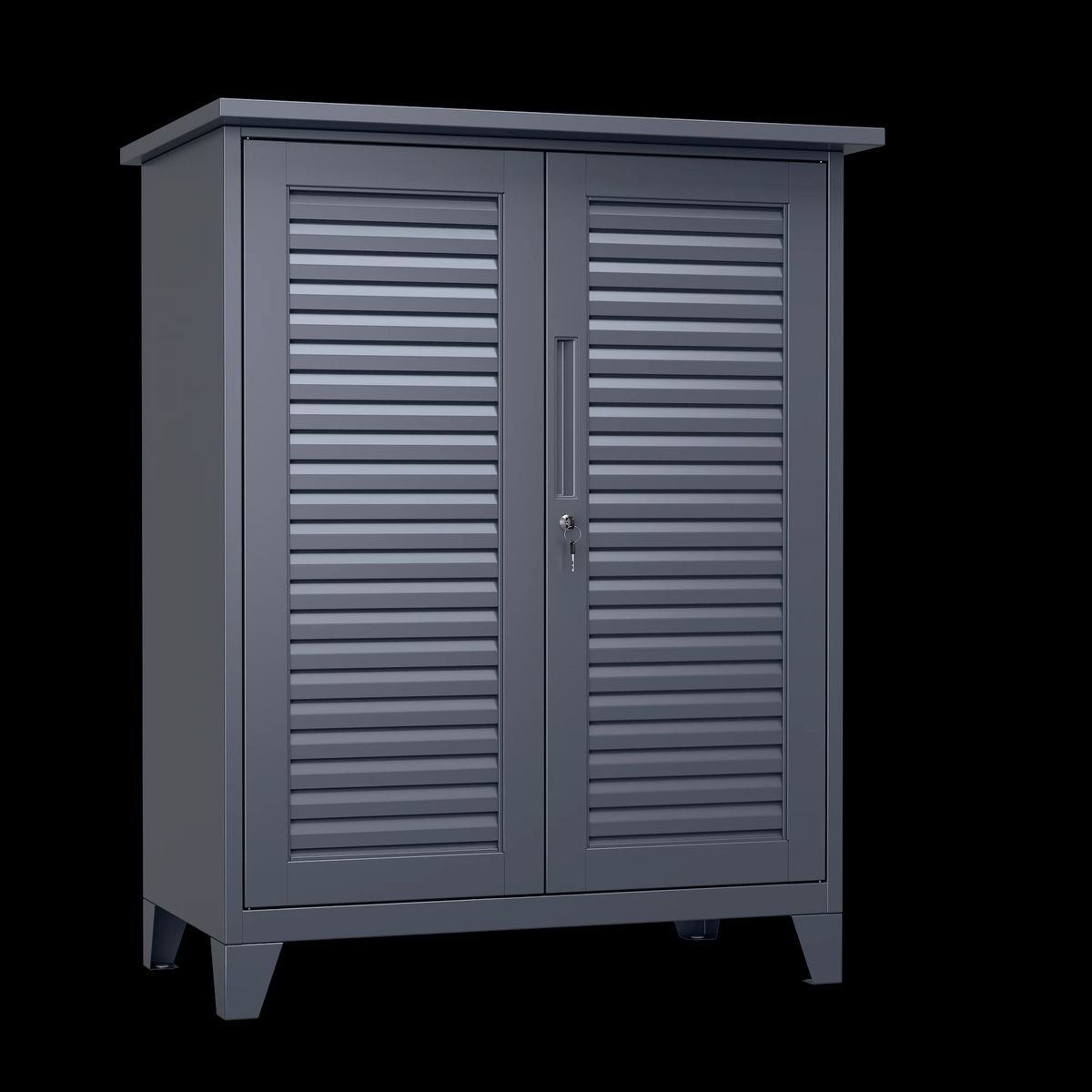 GENERICO - Gabinete exterior bajo 4 separaciones 120x90x50 cm - Mod OCC-10