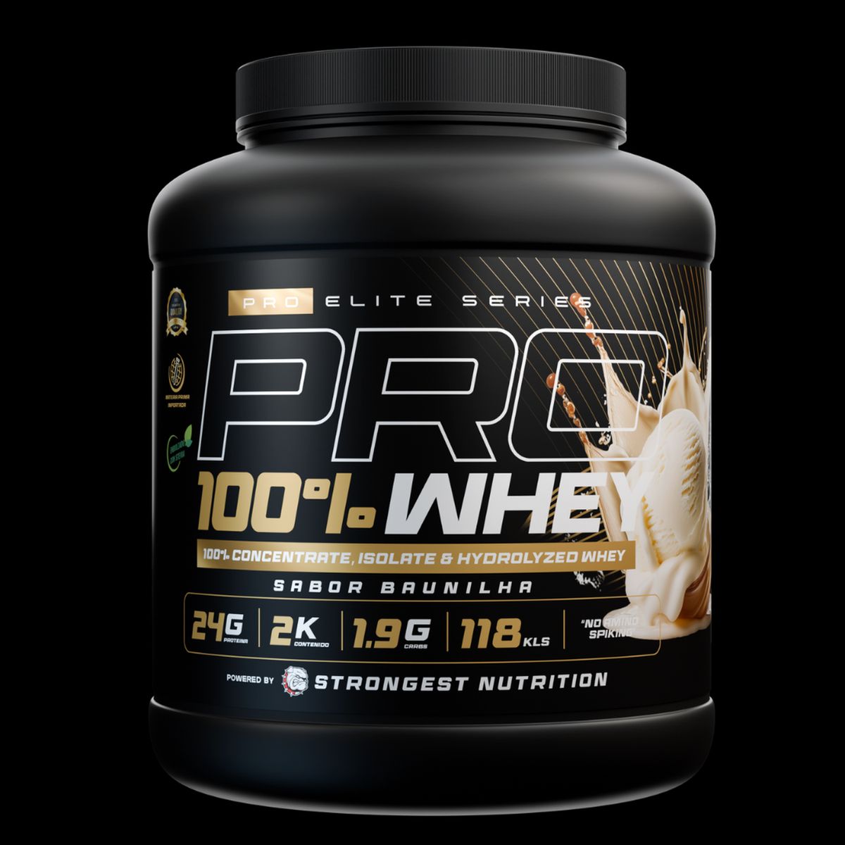 STRONG - PRO 100% WHEY 2KG - VAINILLA