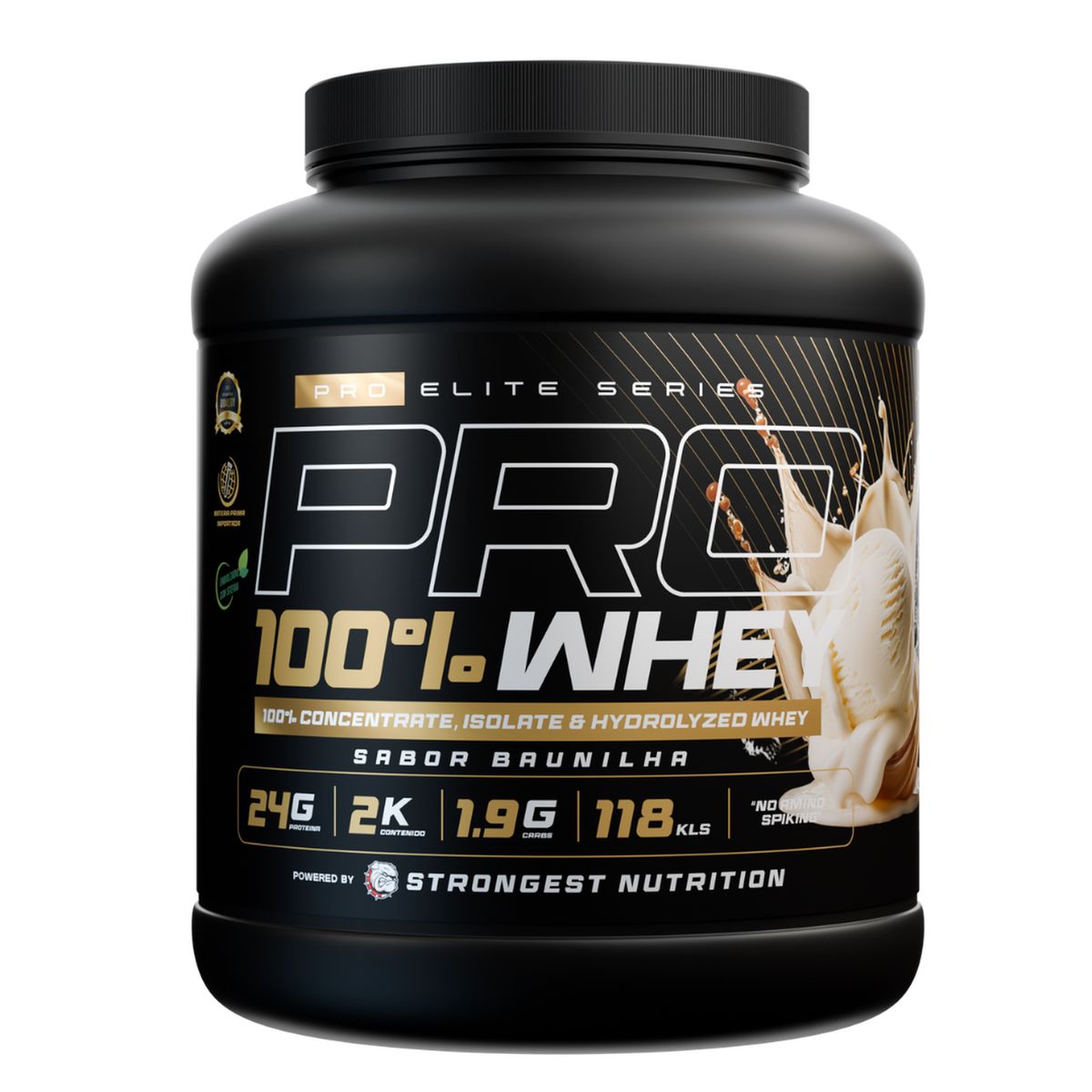 STRONG - PRO 100% WHEY 2KG - VAINILLA