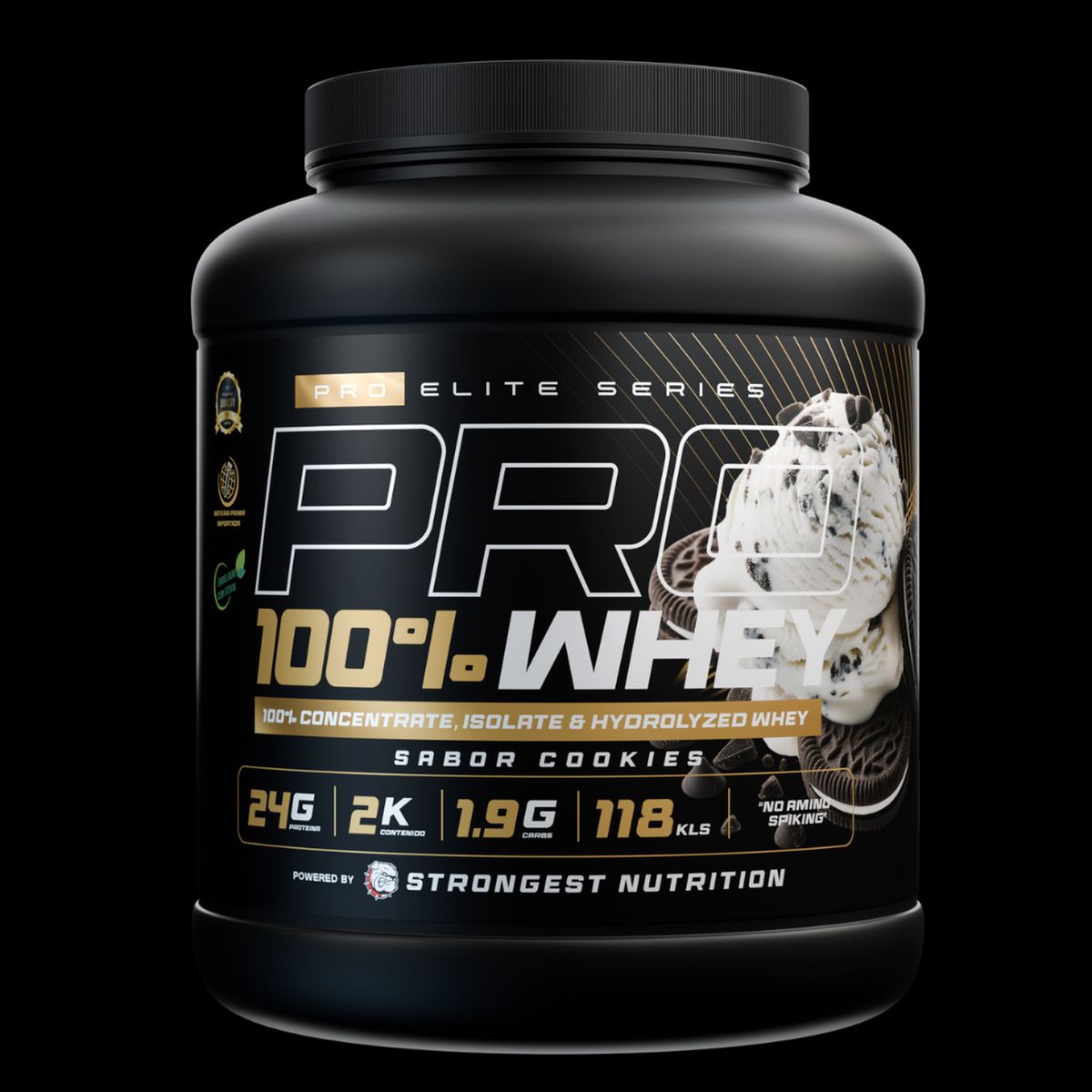 STRONG - PRO 100% WHEY 2KG - COOKIES