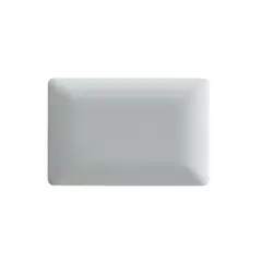 STANFORD - Placa Ciega con Soporte Color Blanco