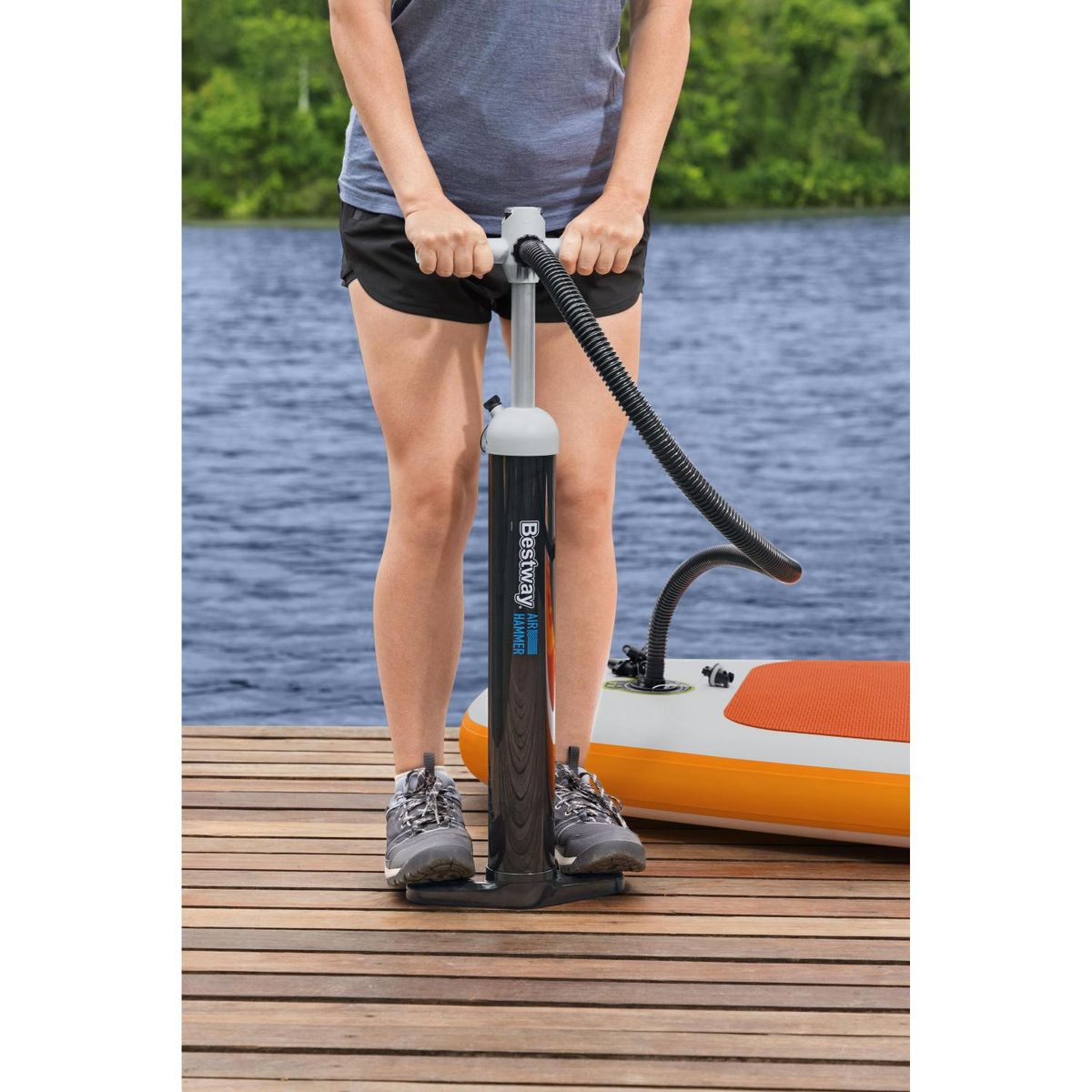 BESTWAY - Inflador Manual De Alta Presión 65Cm Bestway