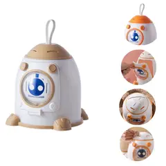 HOMEY - Alcancia infantil de Cohete Espacial, 2 colores.
