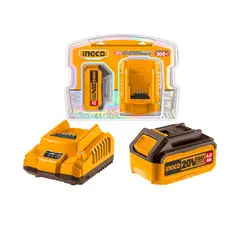 INGCO - Set De 1 Bateria 4 Ah + 1 Cargador 20v Fbcpk1214