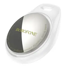 GENERICO - Dispositivo Inteligente Anti Pérdida Smart Tag Borofone BC100 Compatible Apple Find My - Blanco