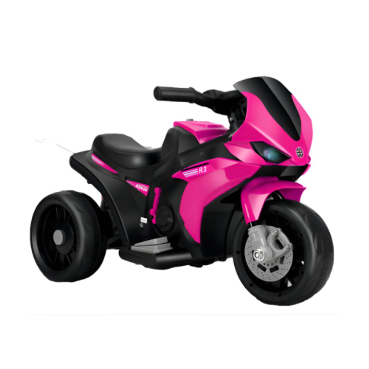 GENERICO - Moto Eléctrica Recargable Niños Niñas Con Tres Ruedas Niño Color Rosaso