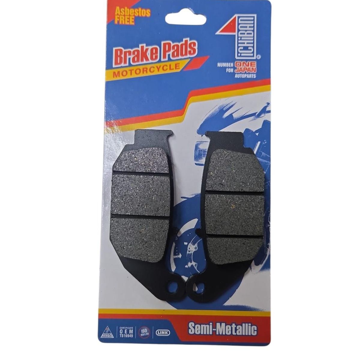GENERICO - Pastillas Freno Traseras Moto Haojue DR 160S / DL 160