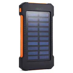 MICROLAB - Bateria Externa Cargador Portátil Powerbank 8000Mah Solar