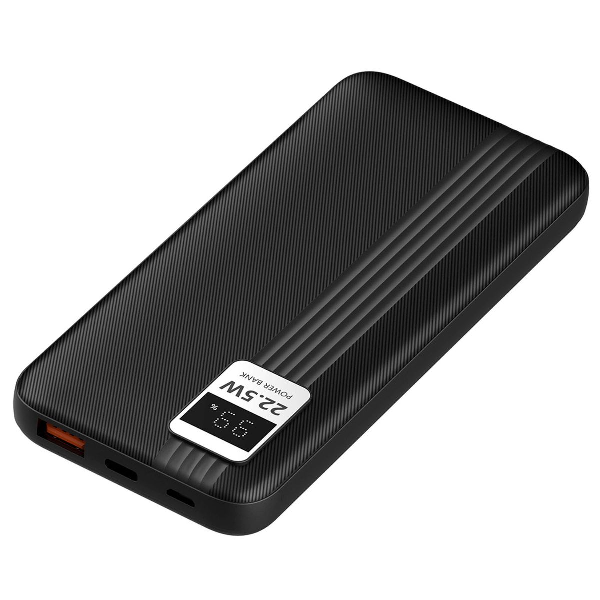 TECNOLAB - Bateria Externa Power Bank Carga Rapida 10000mah TL538 Negro