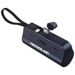 TECNOLAB - Bateria Externa Power Bank Carga Rapida 10000mah L778N Negro