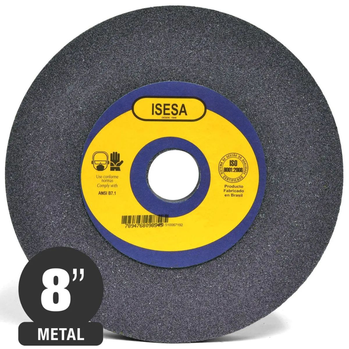 DISCO PIEDRA ESMERIL 1 X 8 GRANO 46, marca ISESA - Foto Principal
