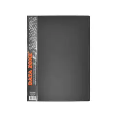 DATA ZONE - Carpeta A4 Negro con 10 Fundas Datazone