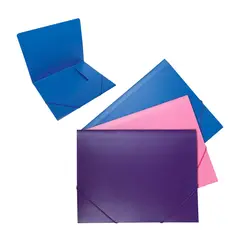 DATA ZONE - Carpeta Cartera A4 Con Elástico Surtidos Softcolor Datazone