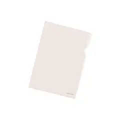 DATA ZONE - Carpeta Presentador Simple A4 Transparente Sellado Forma L Datazone