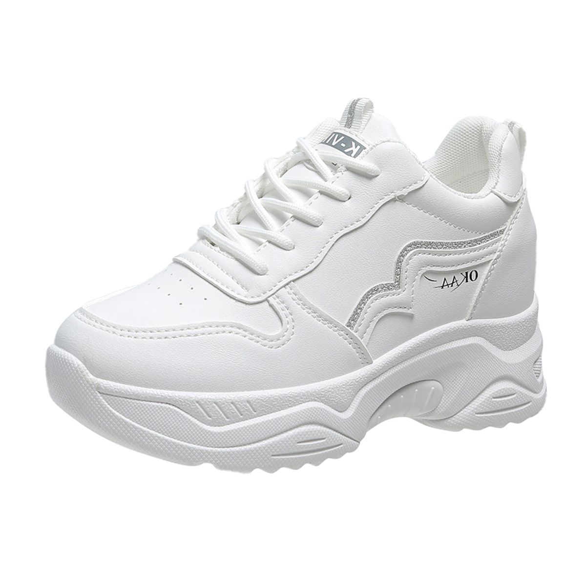 SHANDIAN - Zapatillas Mujer Plata