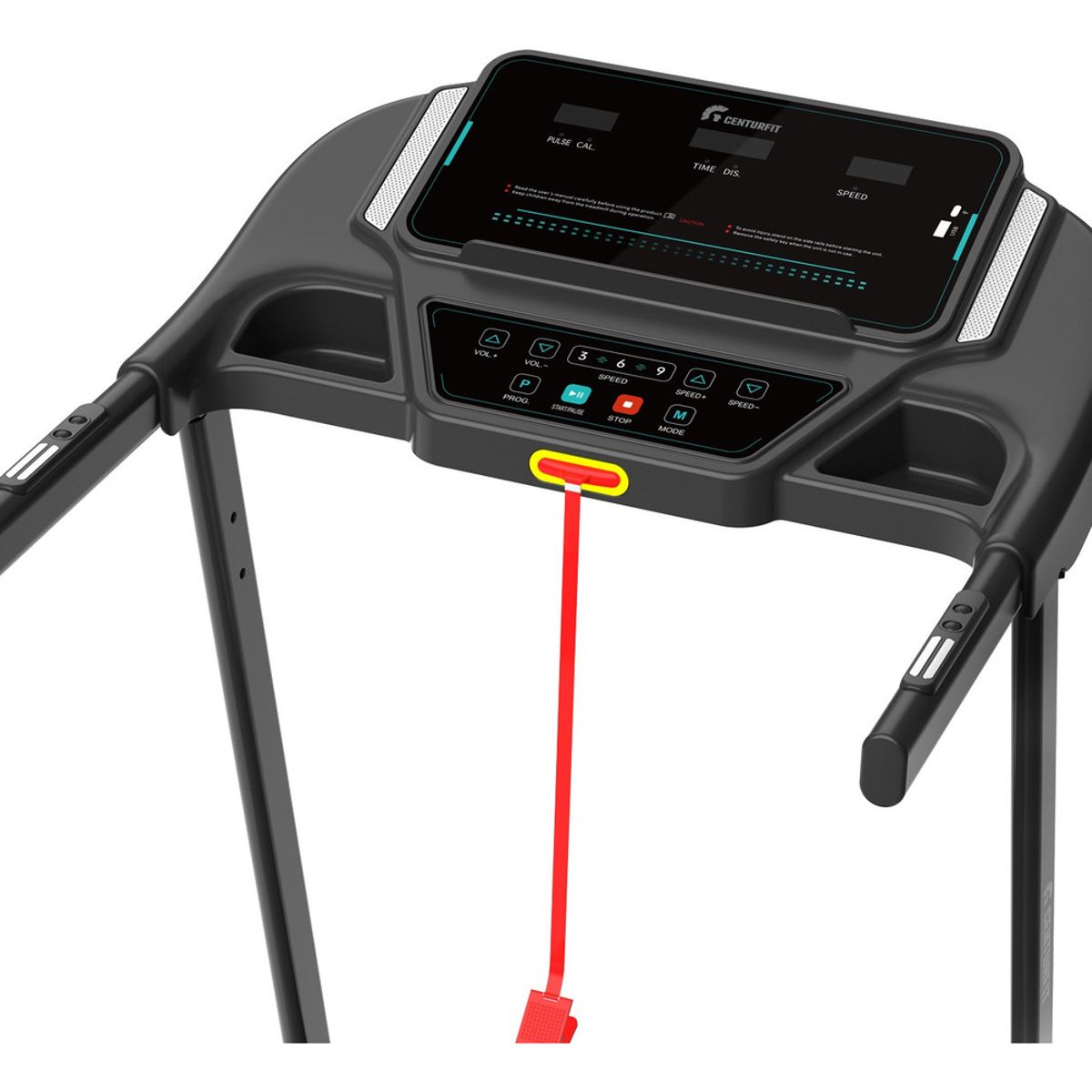 CENTURFIT - Trotadora Electrica Plegable 12 Km/h 12 Programas Bluetooth