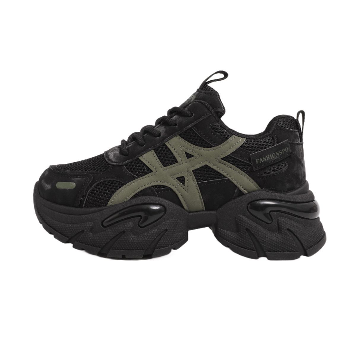 SHANDIAN - Zapatillas Mujer Negro