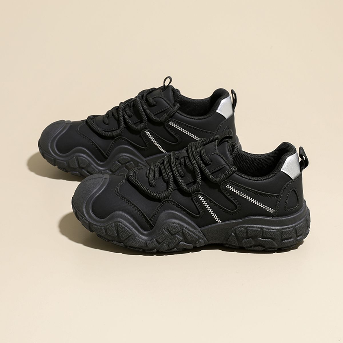 SHANDIAN - Zapatillas Mujer Negro