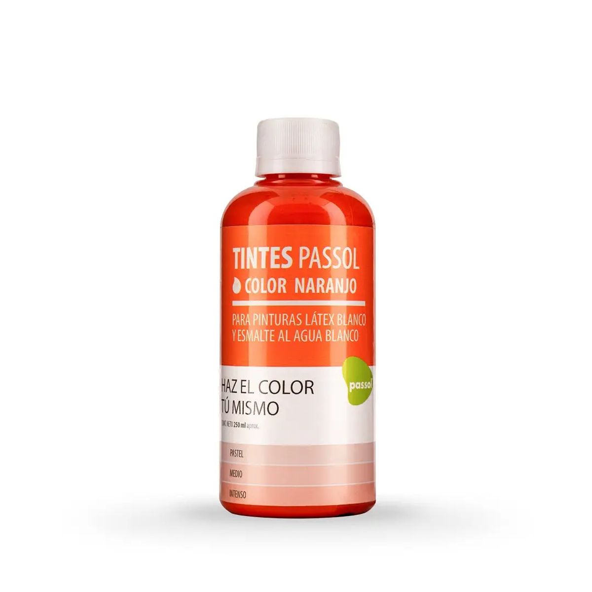 PASSOL - Tinte Passol Naranja 250ml Concentrado Universal