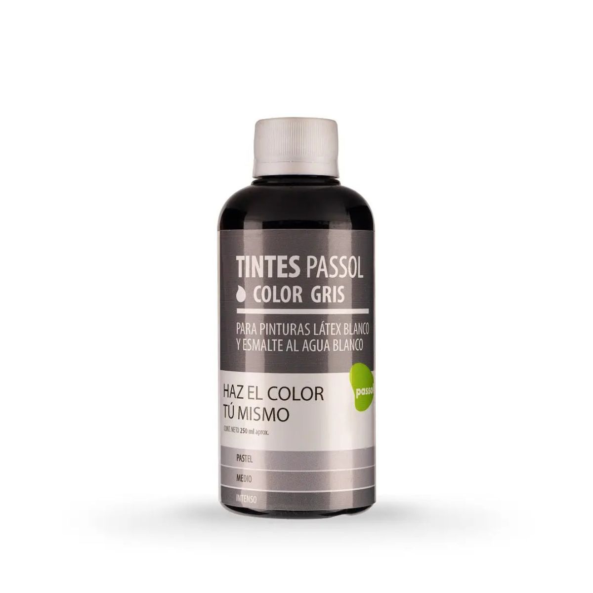 PASSOL - Tinte Passol Gris 250ml Concentrado Universal
