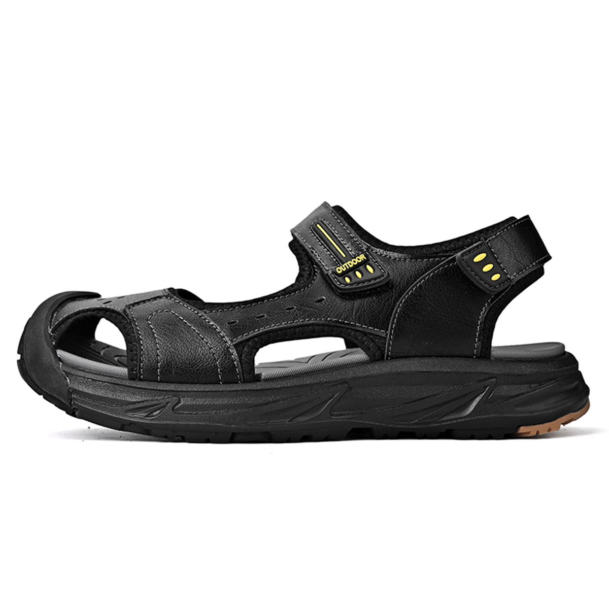 SHANDIAN - Sandalias Hombre Negro