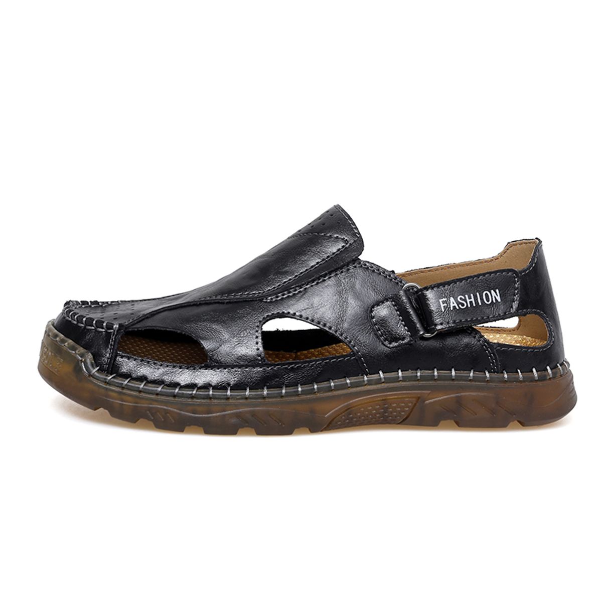 SHANDIAN - Sandalias Hombre Negro