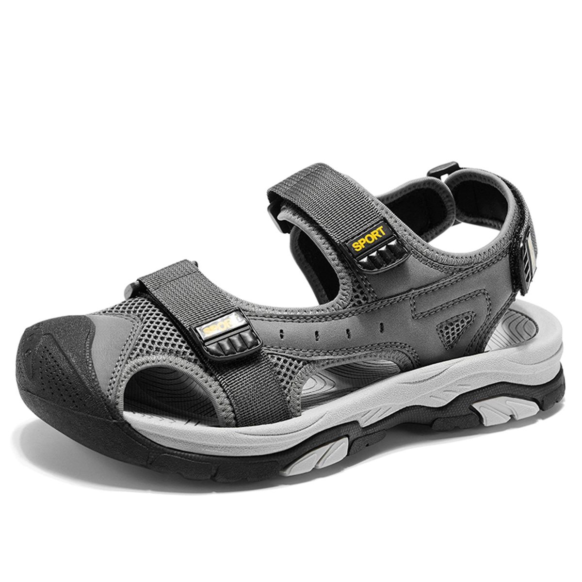 SHANDIAN - Sandalias Hombre Negro