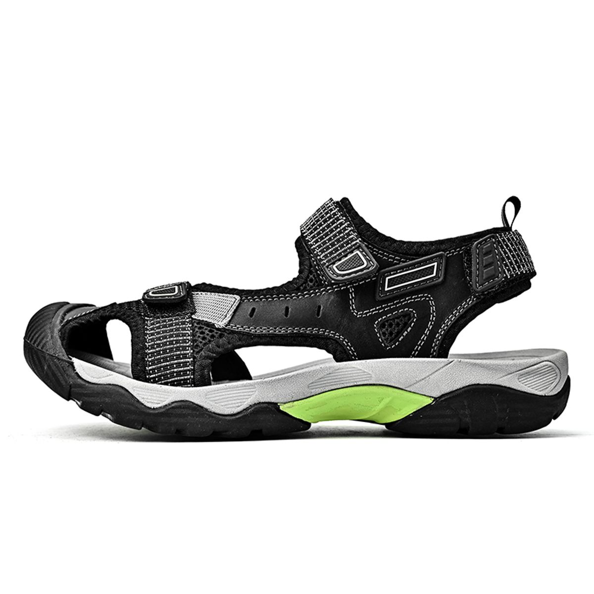 SHANDIAN - Sandalias Hombre Negro