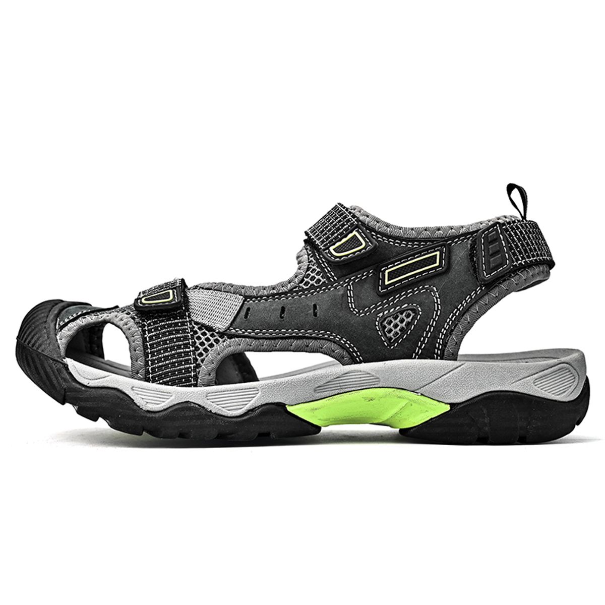 SHANDIAN - Sandalias Hombre Negro