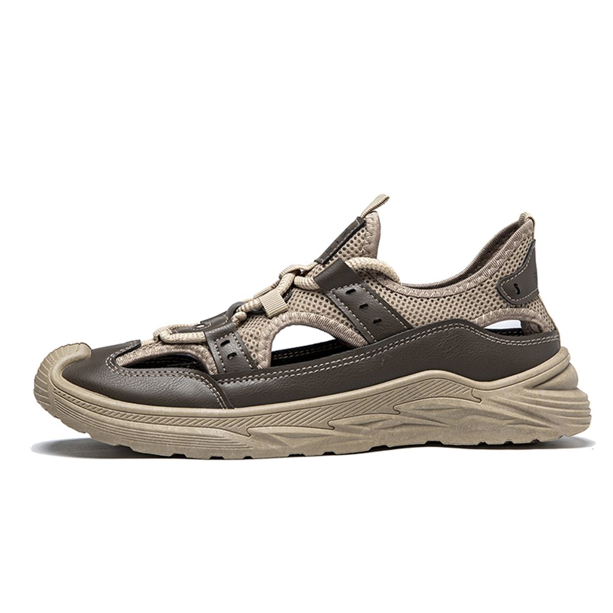 SHANDIAN - Sandalias Hombre Negro