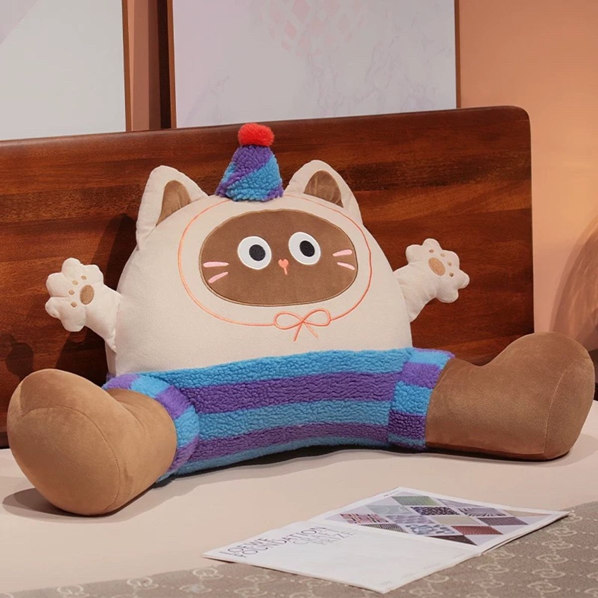 GENERICO - Almohada Para Respaldo De Cama Cojín Para Sofá