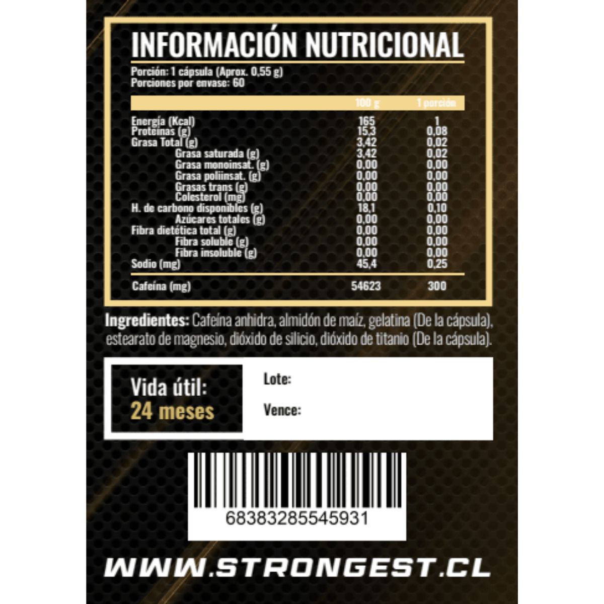 STRONG - CAFFEINE ANHYDROUS 300MG