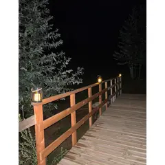 MAILYDEAS HOGAR Y MAS - Lampara Solar de Jardín en Rattan Resistente al agua