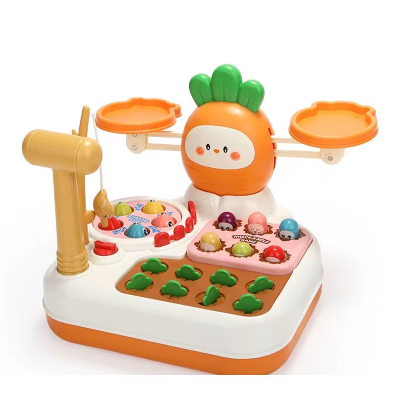 GENERICO - Juego Educativo Estilo Montessori Pesca Balanza Y Martillo