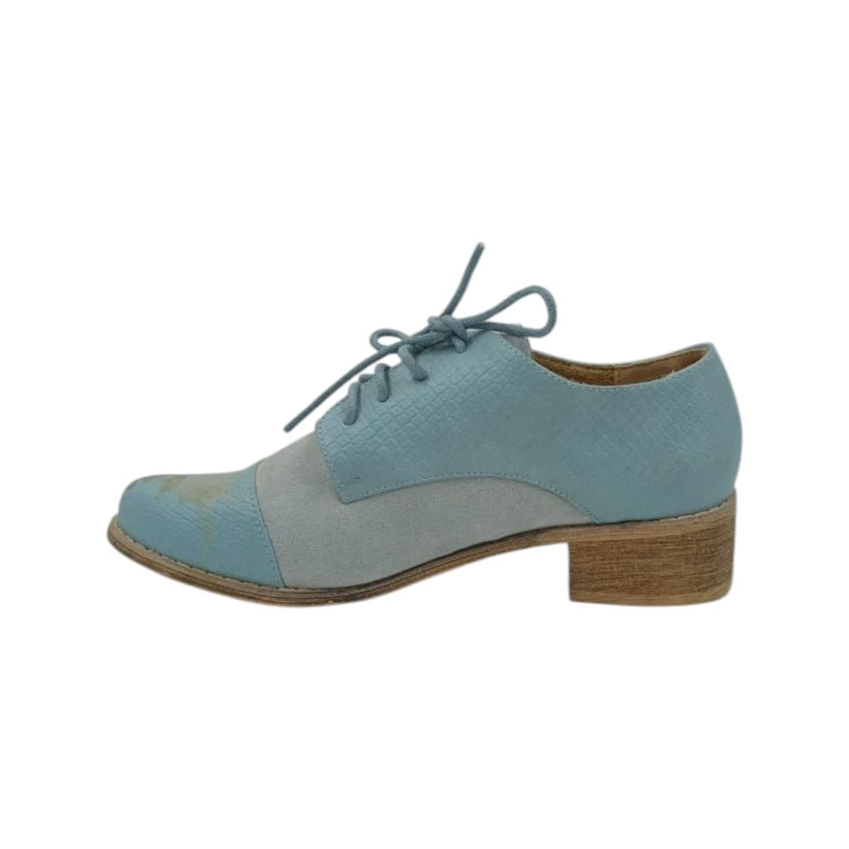 HERIEL - Zapato Azul Bajo Mujer