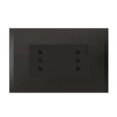 BTICINO - Enchufe Duplex 2P+T 10A 250V Antracita Black Nobile