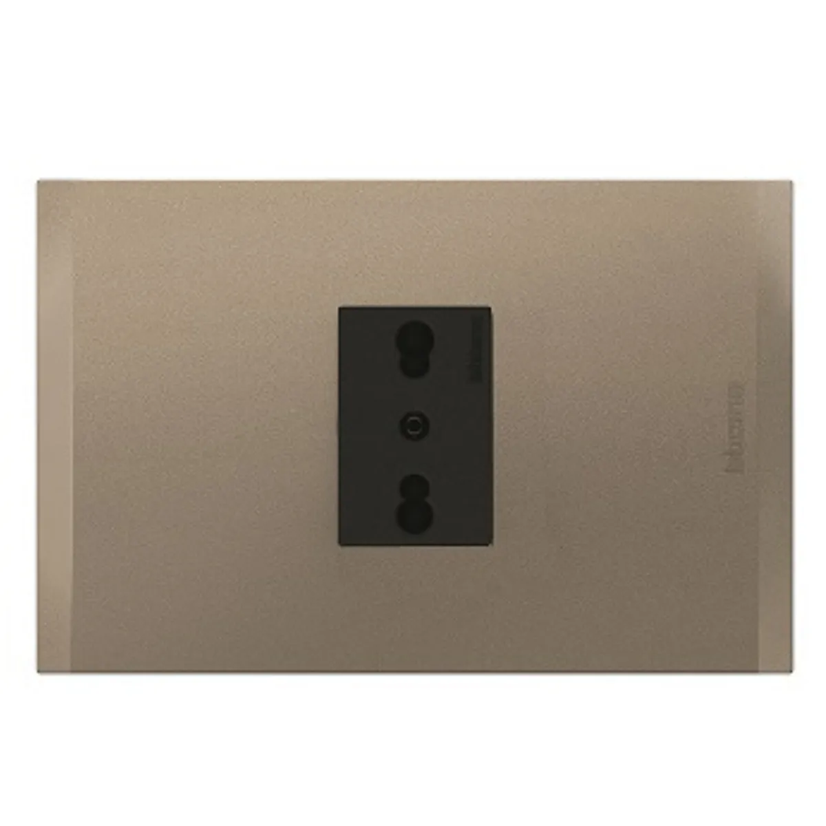 BTICINO - Enchufe Bticino 2P+T 10-16A 250V Antracita Terra Nobile