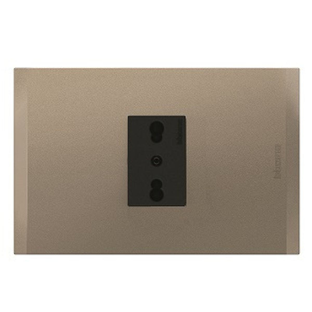 BTICINO - Enchufe Bticino 2P+T 10-16A 250V Antracita Terra Nobile