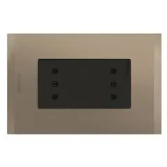 BTICINO - Enchufe Duplex 2P+T 10A 250V Antracita Terra Nobile