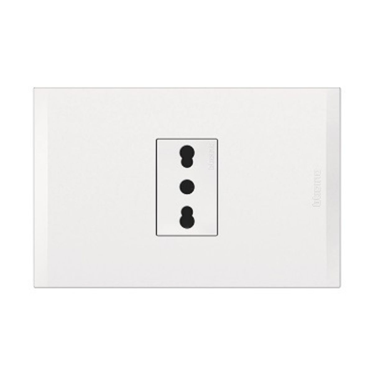 BTICINO - Enchufe Bticino 2P+T 10-16A 250V Blanco Nobile