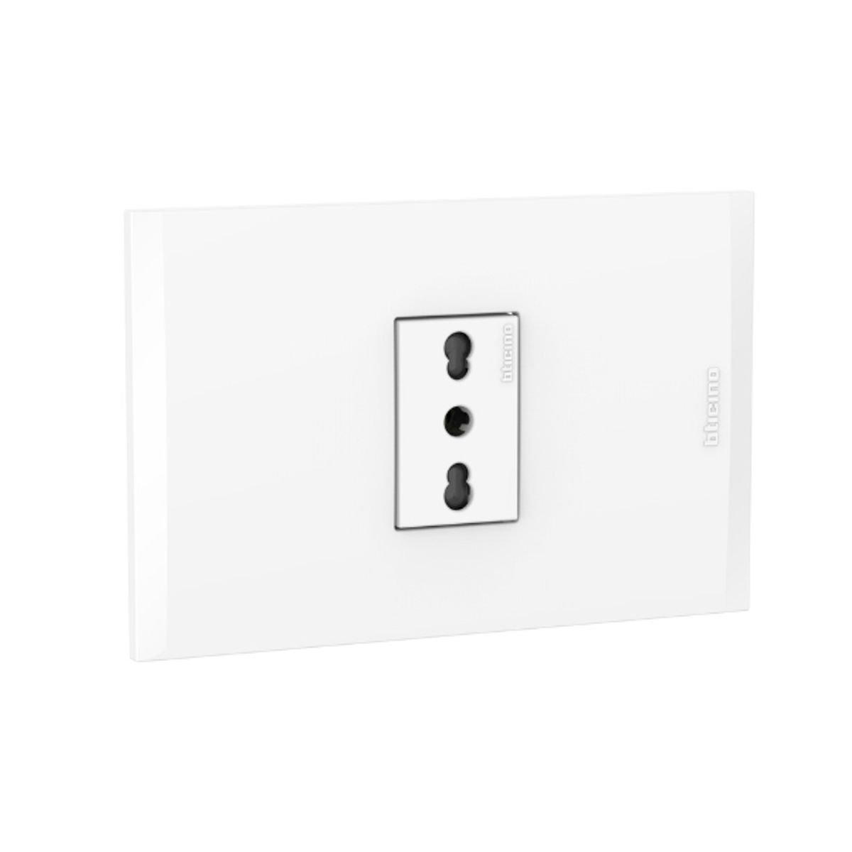 BTICINO - Enchufe Bticino 2P+T 10-16A 250V Blanco Nobile