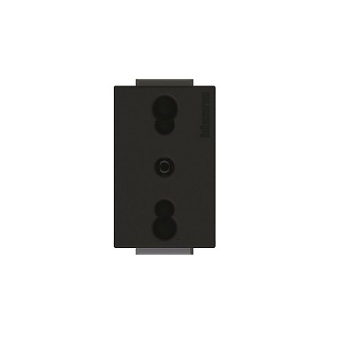 BTICINO - Módulo Enchufe Bticino 2P+T 10-16A 250V Antracita Nobile