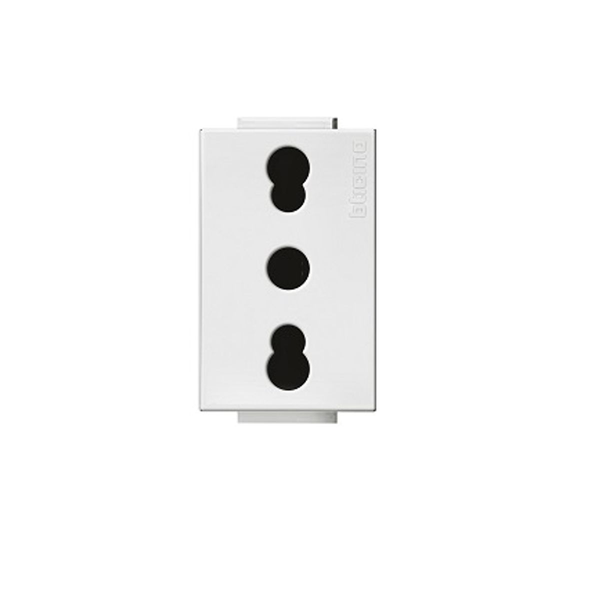 BTICINO - Módulo Enchufe Bticino 2P+T 10-16A 250V Blanco Nobile